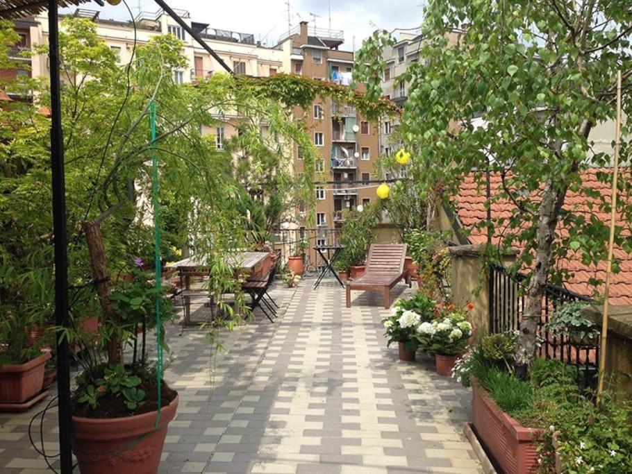ミラノDesign&Terrazzo A 5 Min Dal Centro - Laura'S Houseアパートメント エクステリア 写真